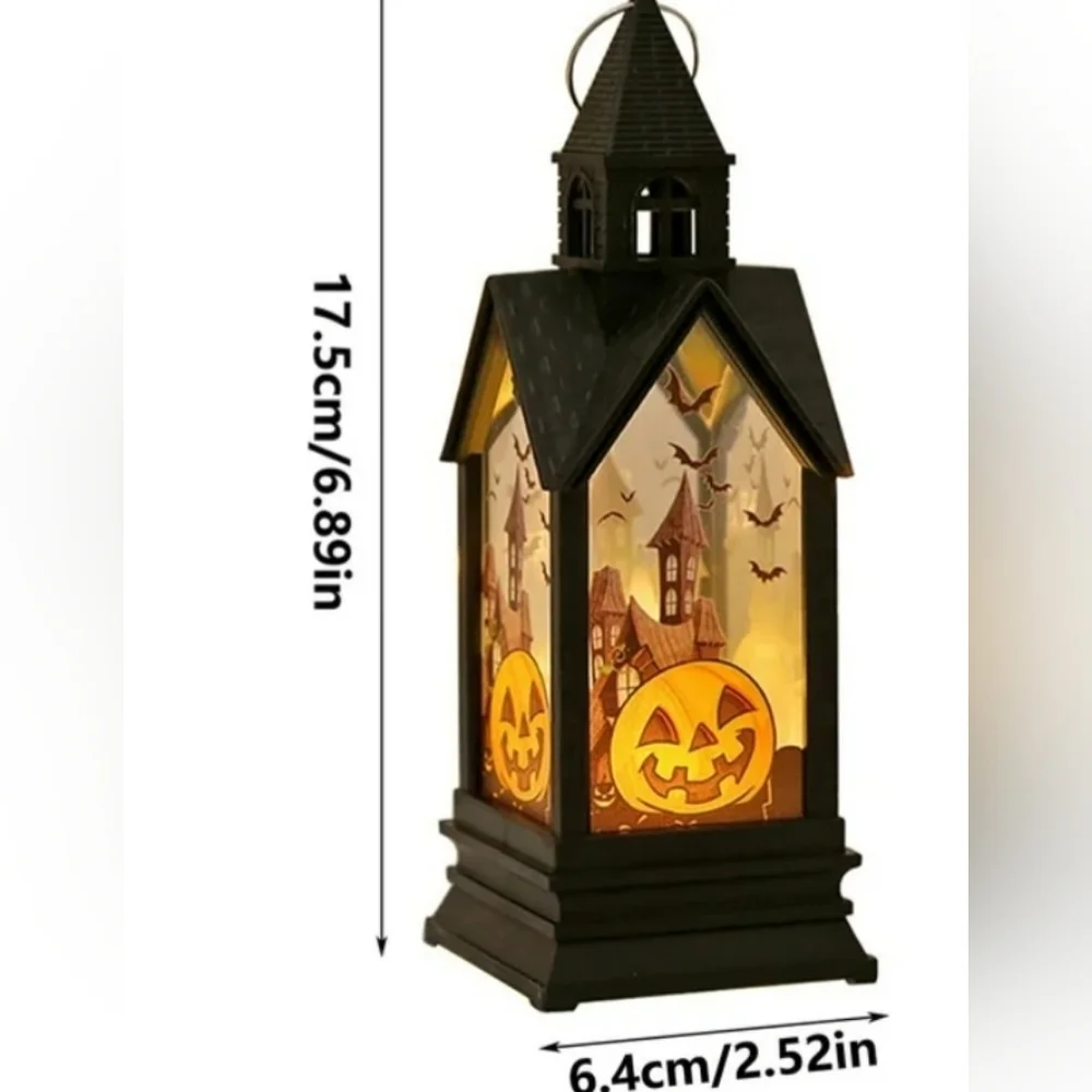 LED CASTLE LIGHT PUMPKIN DECRATIVE NWT